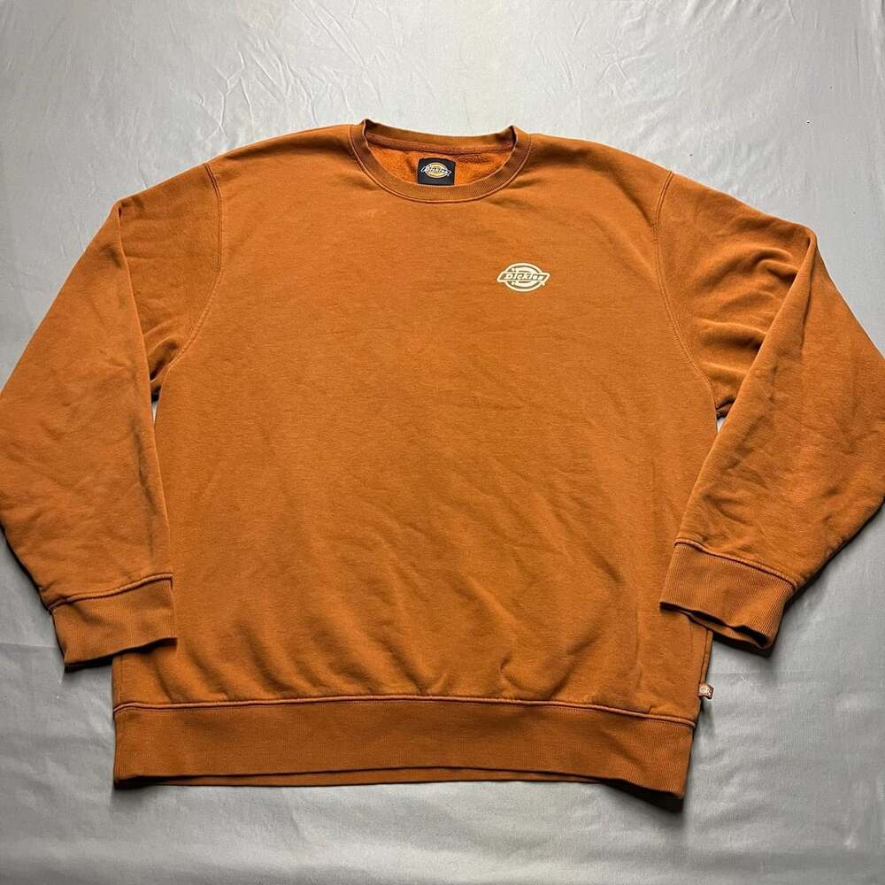 Dickies Summerdale Sweatshirt Size 2XL Brown Duck Orange Crewneck terracotta